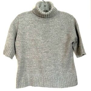 LOFT Short Sleeve Turtleneck Sweater